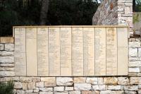 Szontágh Béláné az Igazak Falán a Yad Vashemben